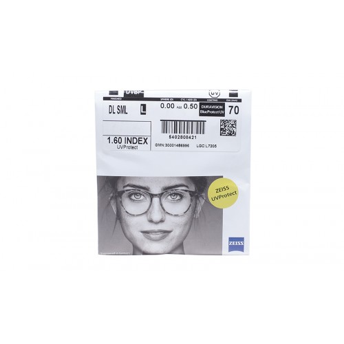 Carl Zeiss 1.6 Digital Lens SmartLife DV Blue P/DVP UV Carl Zeiss 1.6 Digital Lens SmartLife DV Blue P/DVP UV