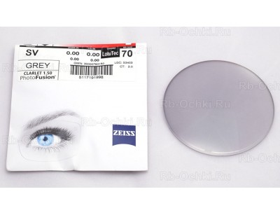 Carl Zeiss 1.5 PhotoFusion Lotutec Grey Carl Zeiss 1.5 PhotoFusion Lotutec Grey