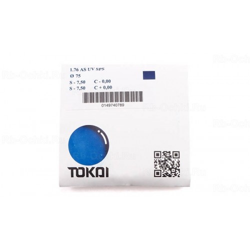 Очковая линза Tokai 1.76 AS SPS Очковая линза Tokai 1.76 AS SPS